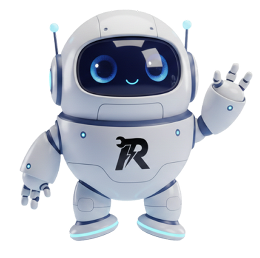 Prontix, the Rapido IT mascot, waving